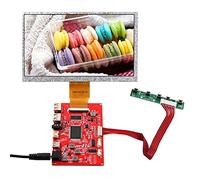 VSDISPLAY Carte contrôleur 1024 x 600 VS070-I5024H45C-02 300 nit TFT IPS LCD 50 Broches et USB C 2 USB de Type C, pour Moniteur de Jeu à Faire soi-même