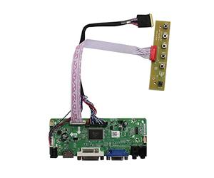 VSDISPLAY Carte contrôleur DVI VGA pour écran LCD 15.6 Pouces 1920x1080 | LP156WF1 B156HW01 40pin LVDS