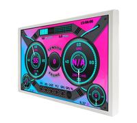 VSDISPLAY Écran de température IPS portable blanc 10,1" pour PC, CPU, RAM, disque dur, données et thème