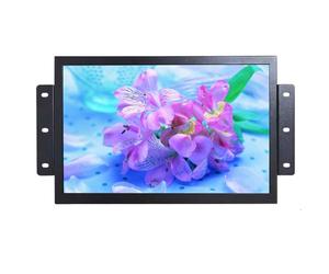 VSDISPLAY Écran Industriel TFT LCD 12,1" 1280 x 800 avec Deux Haut-parleurs | 16:10,entrée vidéo USB, Coque en métal avec Support