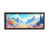 VSDISPLAY Écran LCD 12,3" 1920 x 720 850 nits, barre étirée IPS, port de carte USB, prise en charge de la lecture automatique, rotation de 270 degrés