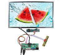 VSDISPLAY Écran LCD 17,3" 1920 x 1080 1000nit G173HW01 et Carte contrôleur Audio VGA DVI