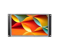 VSDISPLAY Écran LCD Industriel extérieur IPS 13,3" 1920 x 1080 LQ133M1LW02 - Carte contrôleur VGA DVI - 400 nit, avec Fond en métal et Support