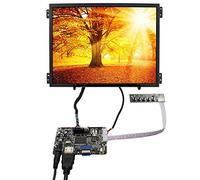 VSDISPLAY Écran LCD IPS 1024 x 768 VS104T-004A et Carte Pilote VGA AV LVD KYV-N5 V3, Remplacement pour Moniteur G104XVN01.0 G104X1-L03