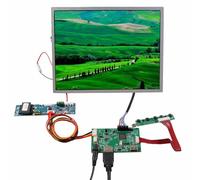VSDISPLAY Écran LCD IPS Industriel 10,4 Pouces 1024 x 768 1300 nits | et Carte contrôleur USB LVD 30 Broches