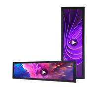 VSDISPLAY Écran LCD IPS Portable de 28,6 Pouces 1920 x 540 avec Panneau an-droïde, étagère publicitaire, Support numérique, Lecture Automatique, autocopie vidéo