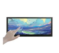 VSDISPLAY Écran LCD tactile de 10,3 pouces (1920 x 720) avec barre étirée | Écran Mini H/D USB-C de 850 nits, pavé tactile capacitif
