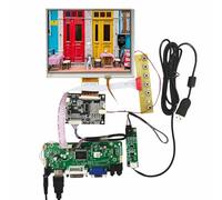 VSDISPLAY Écran LCD tactile résistif CLAA070MA0ACW 7" 800 x 600 et carte pilote audio H/D DVI VGA