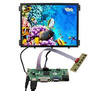 VSDISPLAY Écran LCD WLED IPS VGA DVI Audio LCD de Remplacement pour G104XVN01.0 G104X1-L03 1024X768 100 x 600 nit 10,4"