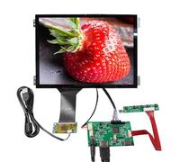 VSDISPLAY Écran Tactile Industriel IPS LCD 10,4 Pouces 1024 x 768 4:3 1000 nit et Carte contrôleur USB LVD 30 Broches
