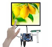 VSDISPLAY Écran Tactile LCD capacitif 12,1" 1024 x 768 600 nits, et Carte VGA 2AV LVD