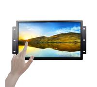 VSDISPLAY Écran Tactile LCD Portable avec Deux Haut-parleurs, écran LCD IPS Industriel 13,3" 1920 x 1080, Port vidéo VGA, DVI, Coque en métal