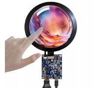 VSDISPLAY Écran Tactile LCD Rond 5" 1080 x 1080 350 nit IPS et Carte contrôleur 50 Broches