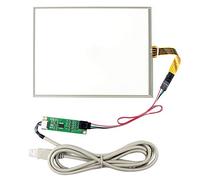 VSDISPLAY Écran tactile résistif 4 fils avec contrôleur USB pour écran LCD 800 x 600 8,4"