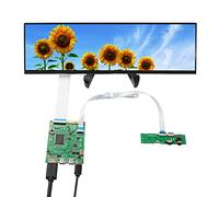 VSDISPLAY IPS Écran LCD 12,6" NV126B5M-N41 eDP 1920X515 avec USB Type C Carte contrôleur 40pin