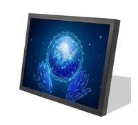 VSDISPLAY Moniteur Industriel, écran LCD TFT 19" 1280 x 1024 1000 nits, entrée vidéo VGA, DVI, Coque en métal avec Supports
