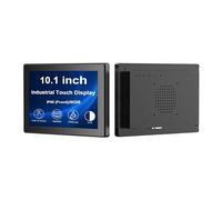 VSDISPLAY Moniteur Industriel Tactile façade IP65,10.1 Pouces, 1280×800 | Tactile capacitif 10 Points, boîtier en Alliage d'aluminium