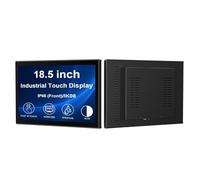 VSDISPLAY Moniteur Industriel Tactile façade IP65,18.5 Pouces, 1920×1080 | Tactile capacitif 10 Points, boîtier en Alliage d'aluminium