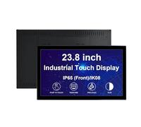 VSDISPLAY Moniteur Industriel Tactile façade IP65,23.8 Pouces, 1920×1080 | Tactile capacitif 10 Points, boîtier en Alliage d'aluminium