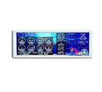 VSDISPLAY Moniteur IPS avec Barre tendue écran LCD, avec Port vidéo de Type C, Blanc 7,84" 1280 x 400