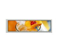 VSDISPLAY Moniteur LCD IPS Blanc 8,8 Pouces 1920 x 480 600 nits, Port vidéo USB 9 Broches, pour écran secondaire/écran PC