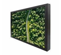 VSDISPLAY Moniteur LCD IPS Noir 7 Pouces 1280 x 800 350 nits, Trous de Fixation de 75 mm, luminosité réglable, boîtier métallique
