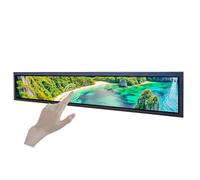 VSDISPLAY Moniteur LCD Tactile Portable 24 Pouces 1920 x 360, Barre étirée, Compatible Android 11, Lecture Automatique et Copie Automatique des vidéos