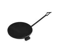 VSESTCDPB Capuchon Couvercle Crochet de remorquage 8E0807241C Pare Chocs Avant Couvercle Crochet De Remorquage Couvre Œil pour A4 B7 2004 2005 2006 2007 2008