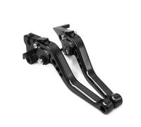 VSESTCDPB Moto Leviers De Frein Et Dembrayage Réglables Style Long À Poignée Courte pour Moto pour Triumph pour Trident 660 2021 2022 Accessoires(Noir)