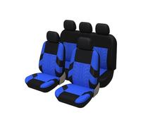 VSESTCDPB pour Renault pour Kadjar F3 Polyester Housse Siège Voiture Protecteur Universel Protections siège(Ensemble Complet Bleu)