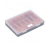 Vseutiac 6 Pièces Ouvre-boîtier de Montre Outil Réparation Kit Levier Extracteur Décapsuleur Manche Bois Embout Acier Set Polyvalent Boîtier Clipsé Adapté pour