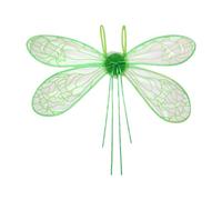 Vseutiac Accessoires de Déguisement D'ailes de Libellule pour Une Fête à Thème Halloween, VERT