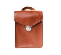 Vseutiac Housse Piano à Pouces Étui Sac Pochette Forme Carrée Ajustée avec Clapet Avant et Fermoir Solide Poignée Confortable et, Sac Carré en Cuir Microfibre, Array, Marron Bronze Antique