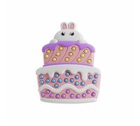 Vseutiac Loisirs Créatifs Enfant Kit Perles Mosaique Activité Manuelle Pressage Facile Développement Coordination Gabarits Princesses et Animaux Matériau, Motif 12