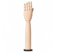 Vseutiac Main Mannequin Articulée En Bois Flexible Porte-Bagues Bureau Stable Support D'exposition pr Photographes, Commerçan, Organition on, Long Gauche