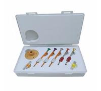 Vseutiac Precision Screwdriver Tournevis de Précision pour Montre Outil Horloger Set Réparation Miniature Embouts Variés Rotation Stable Manche Texturé Métal
