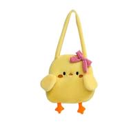 Vseutiac Sac à Bandoulière Chick, Grande Capacité, Léger, Mignon, Pochette, Sac de Courses en Peluche