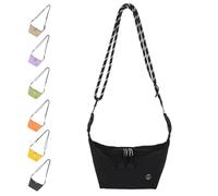 VSFJZJKJ Sac à BandoulièRe en Nylon, Style DéContracté et Polyvalent, Sangle D'éPaule RéGlable, Grande Capacité, Contient Votre Smartphone, Vos CléS etc