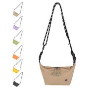 VSFJZJKJ Sac à BandoulièRe en Nylon, Style DéContracté et Polyvalent, Sangle D'éPaule RéGlable, Grande Capacité, Contient Votre Smartphone, Vos CléS etc