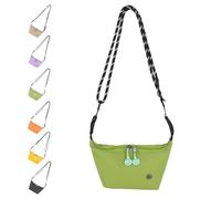 VSFJZJKJ Sac à BandoulièRe en Nylon, Style DéContracté et Polyvalent, Sangle D'éPaule RéGlable, Grande Capacité, Contient Votre Smartphone, Vos CléS etc