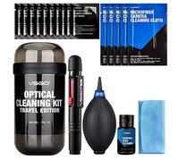 VSGO DKL-15 - Kit de Voyage pour Nettoyage d’Objectif d’Appareil Photo ou de caméra, Couleur Gris