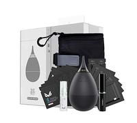 Vsgo vs - a2e kit de Nettoyage Professionnel des lentilles avec Filtre, sèche - Cheveux et Sac Pliable en Microfibre, nettoyant pour lentilles en métal brossé Coton - Tige