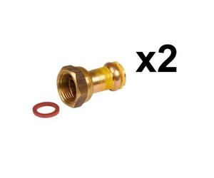 VSH SudoPress Pack de 2 pcs Cuivre Gaz raccord écrou-libre 12xM20x1,5 SPG-FB 45-41 Réf 6675273