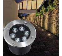 VSHENG Jardin Lumières Enterrées Spot LED Encastrable Étanchéité IP66 AC85-265V Lumière De Paysage pour Extérieur Chemin Allée Place Cour Spots(Purple,1W)