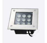 VSHENG Lumières Enterrées Extérieures Carré LED Spot Encastré Au Sol IP66 Étanche Jardin Lumières du Paysage AC85-265V pour Terrasse, Sentier, Chemins, Allée, Pelouse Lampe Encastrée dans Le Sol (Col