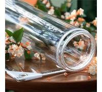 VSHENG Rideau Extérieur en Vinyle Bâche Transparente 0,39mm Panneaux Latéraux De Pergola en PVC Résistant Aux Intempéries Indéchirable Bache De Protection pour Jardin, Terrasse, Véranda(0.5x1m)