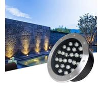 VSHENG Spot Encastrable Exterieur Lumière De Paysage Étanche IP66 AC85-265V Lumière Souterraine pour Jardin Cour Allée Pelouse Chemins Spots(Warm White,15W)
