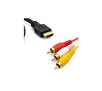 VSHOP® 1.5M HDMI Mâle vers 3 RCA AV Câble Adaptateur Transmetteur de Signal