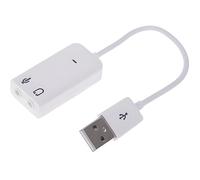 VSHOP® Adaptateur cable USB 2 x jack femelle