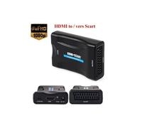 VSHOP Adaptateur MHL/HDMI vers Péritel SCART Convertisseur AV CVBS Adaptateur de Signal CRT TV, VHS VCR, DVD Support NTSC PAL